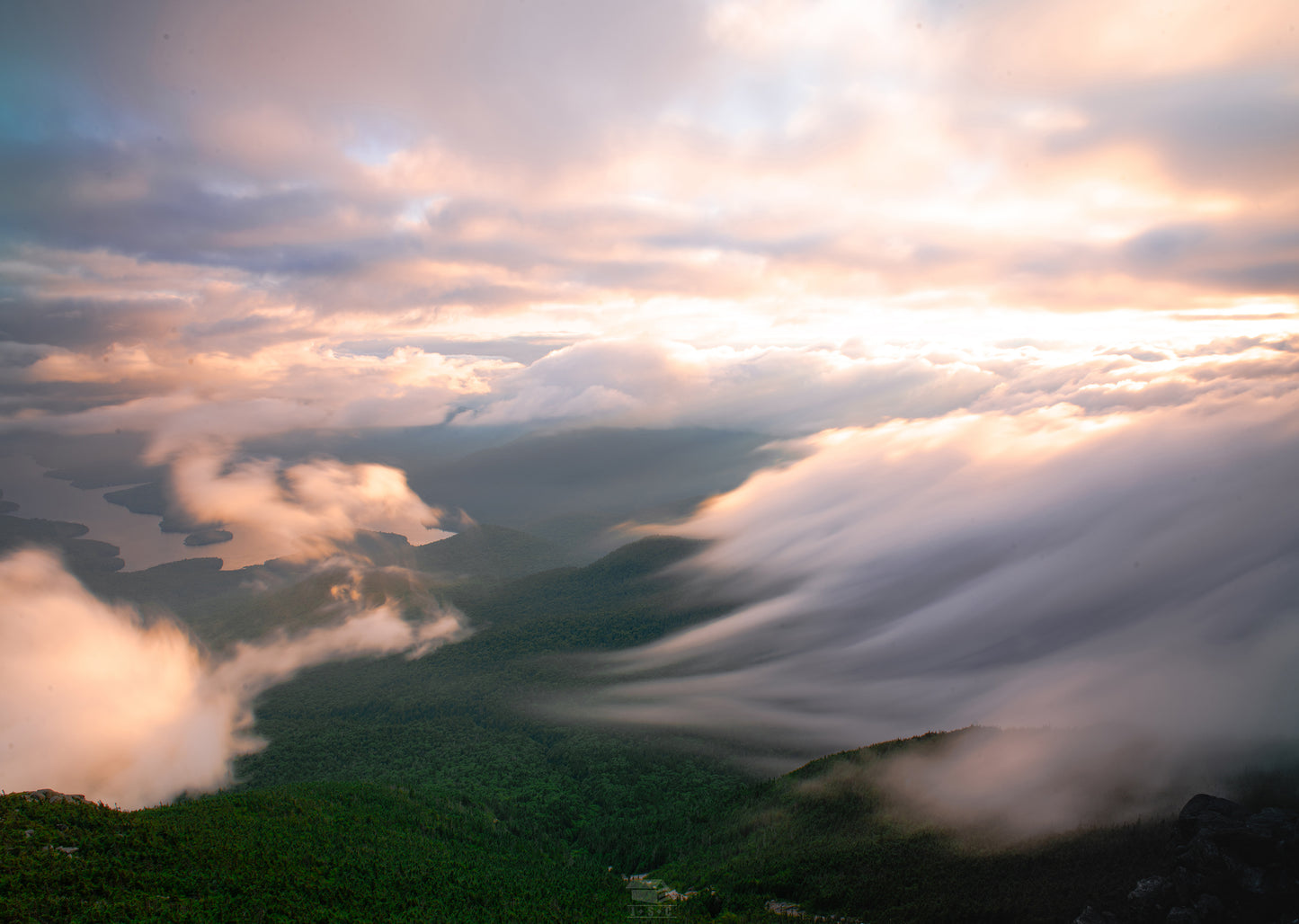 Stormy Sunset From Whiteface