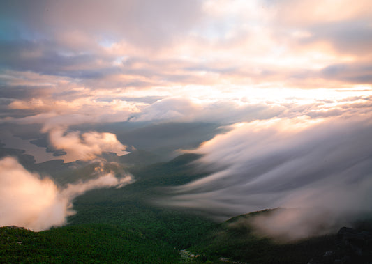 Stormy Sunset From Whiteface